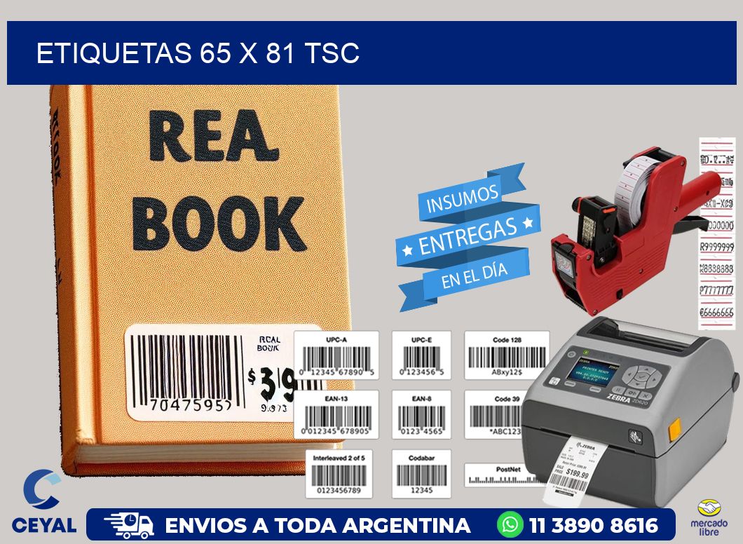 ETIQUETAS 65 x 81 TSC