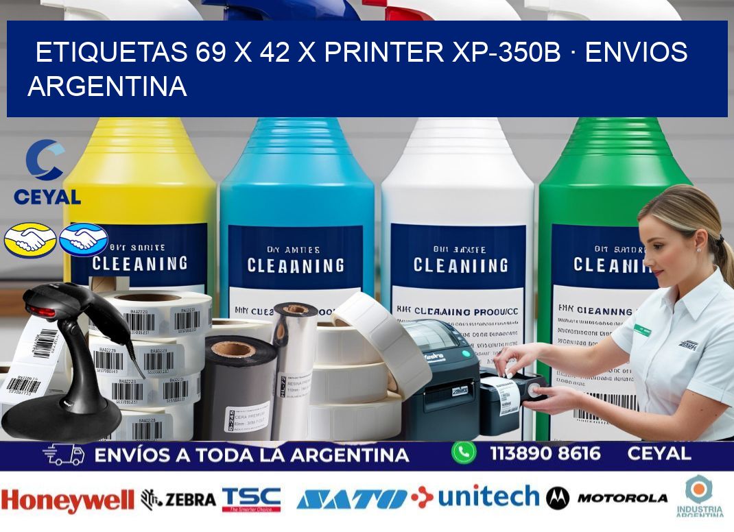 ETIQUETAS 69 x 42 X PRINTER XP-350B · ENVIOS ARGENTINA