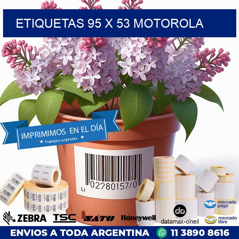 ETIQUETAS 95 x 53 MOTOROLA