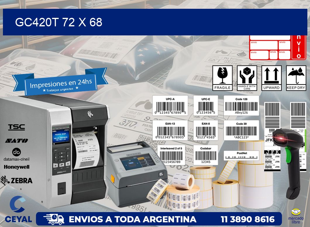 GC420T 72 x 68