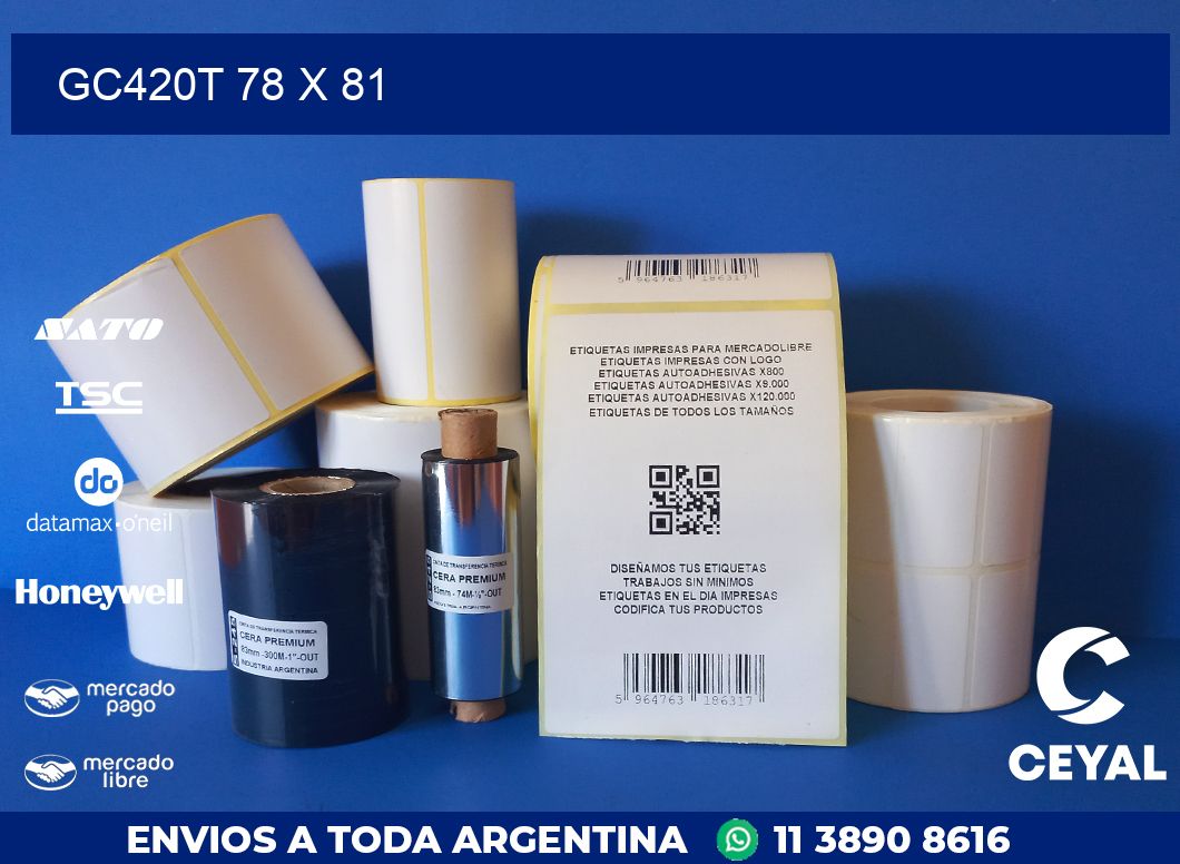 GC420T 78 x 81