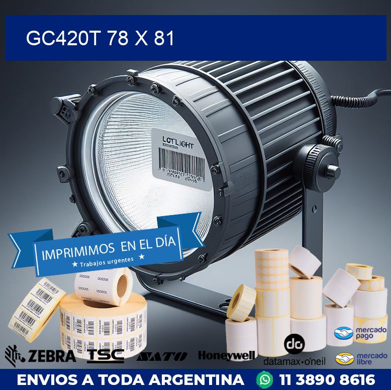 GC420T 78 x 81