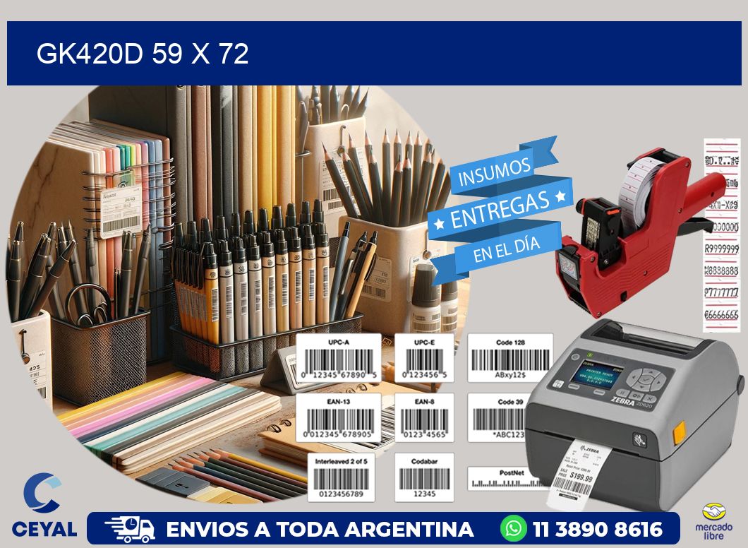 GK420D 59 x 72
