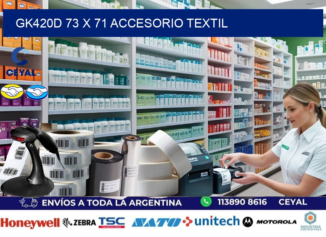 GK420D 73 x 71 ACCESORIO TEXTIL