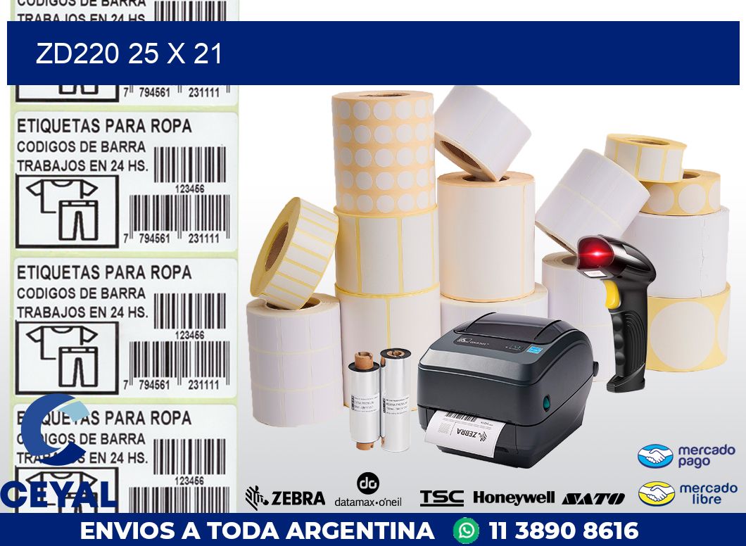 ZD220 25 x 21