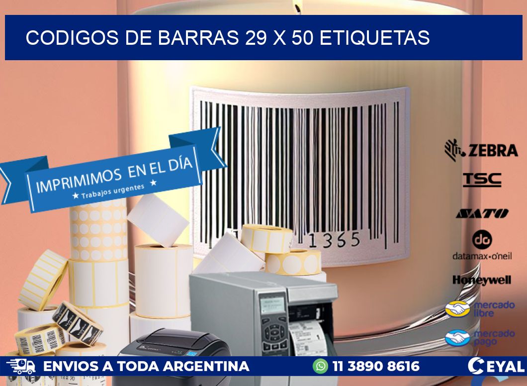 codigos de barras 29 x 50 etiquetas