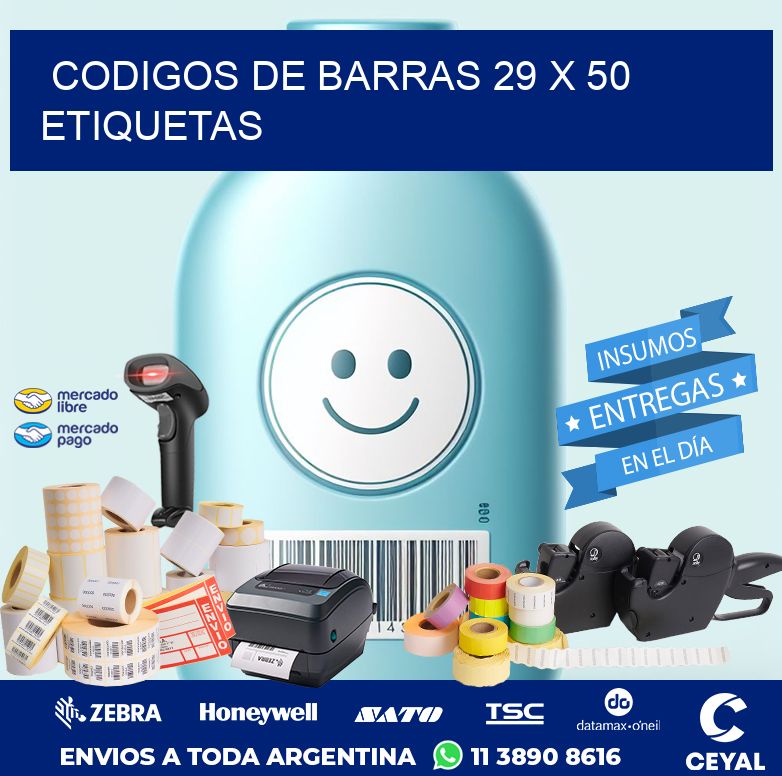 codigos de barras 29 x 50 etiquetas