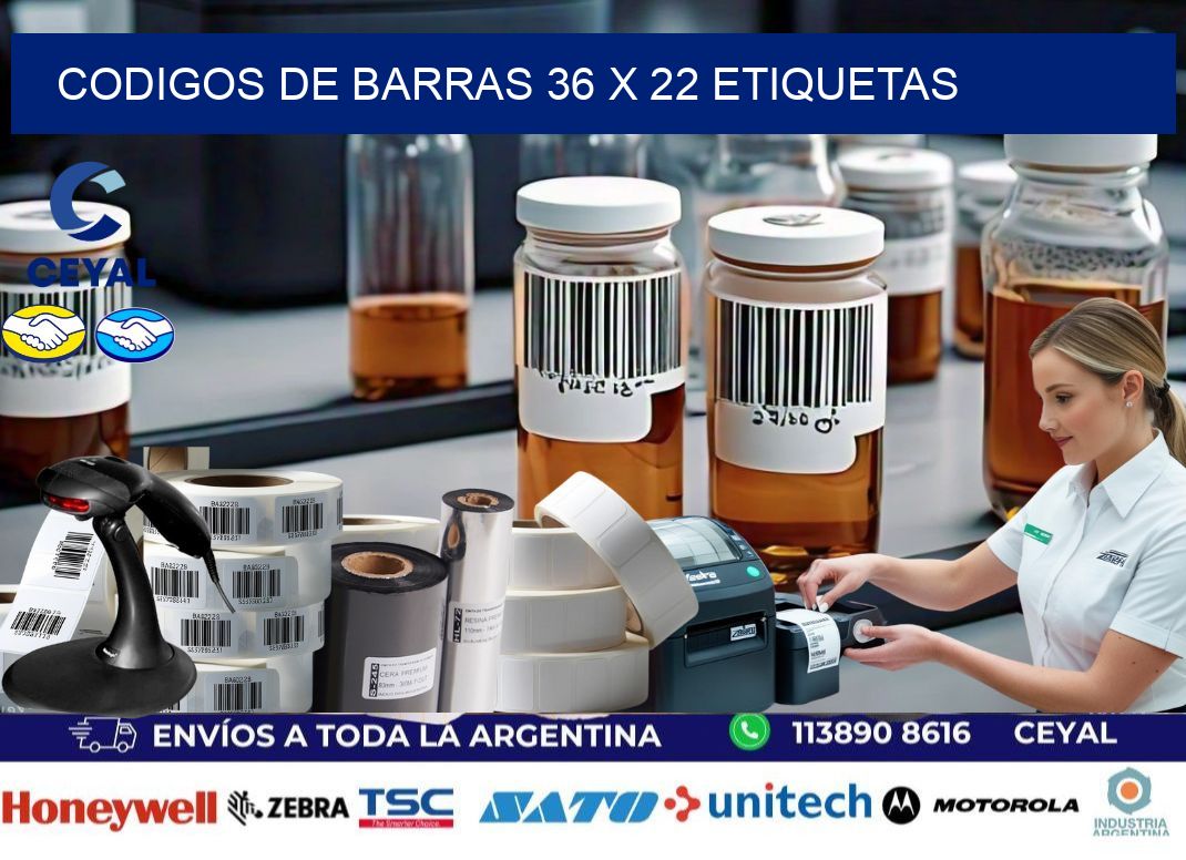 codigos de barras 36 x 22 etiquetas
