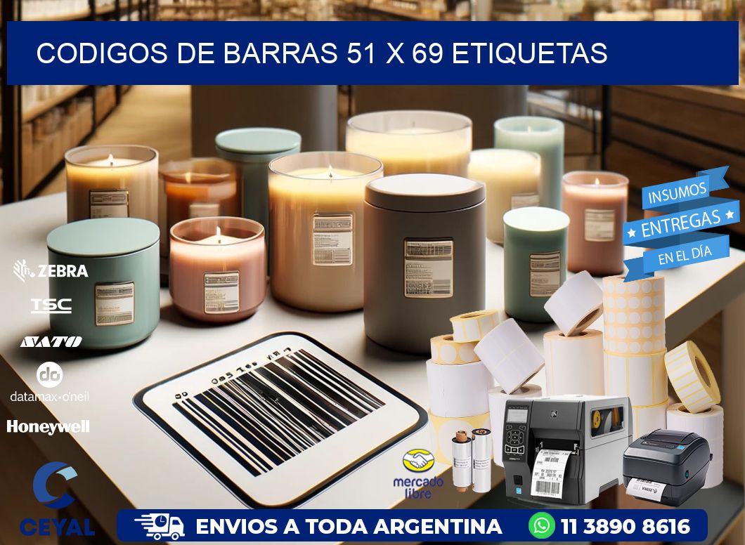 codigos de barras 51 x 69 etiquetas