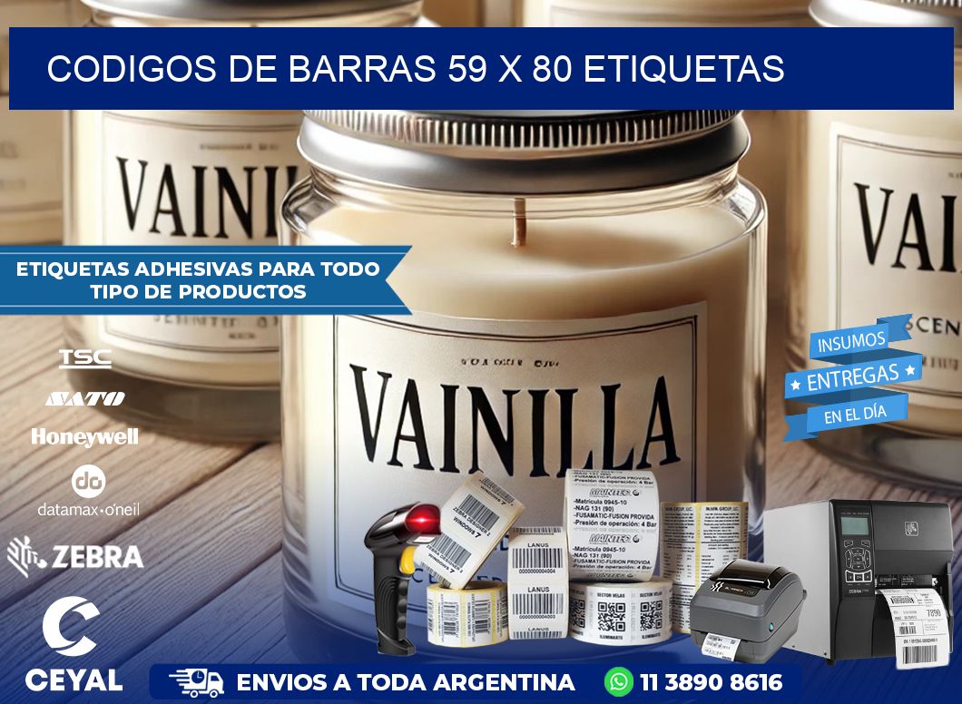 codigos de barras 59 x 80 etiquetas