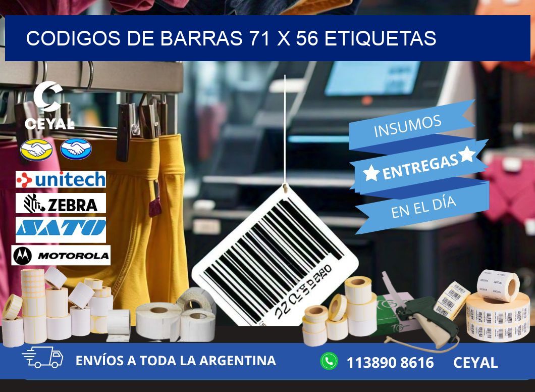 codigos de barras 71 x 56 etiquetas