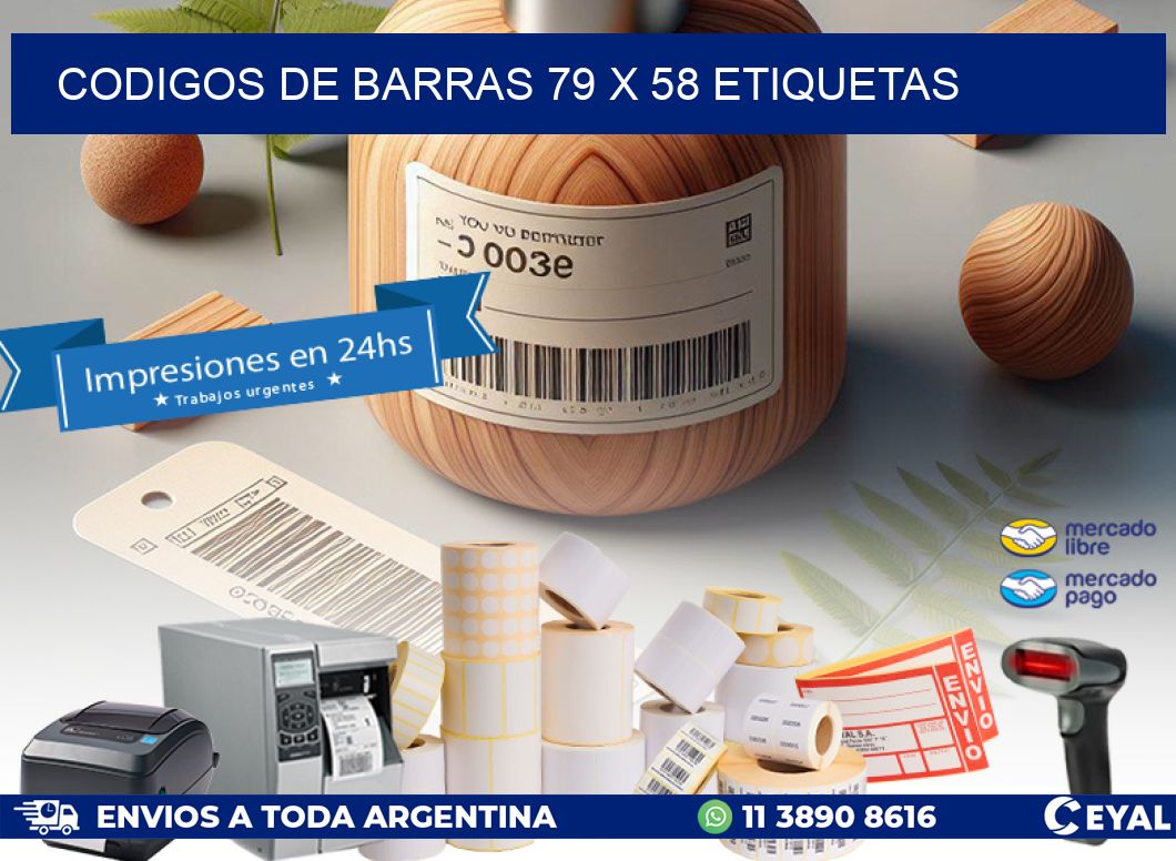 codigos de barras 79 x 58 etiquetas