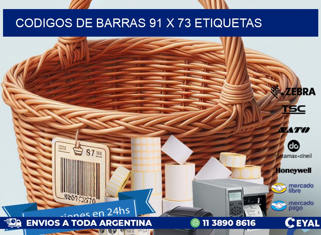 codigos de barras 91 x 73 etiquetas