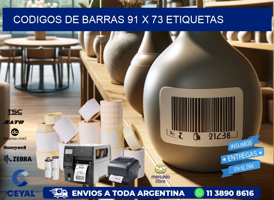 codigos de barras 91 x 73 etiquetas