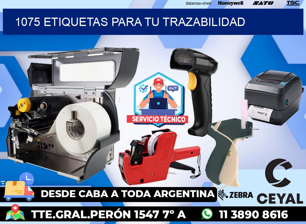 1075 etiquetas para tu trazabilidad