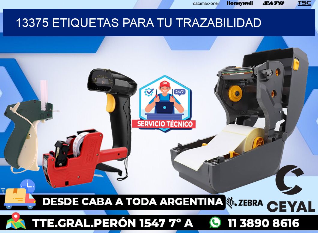13375 etiquetas para tu trazabilidad