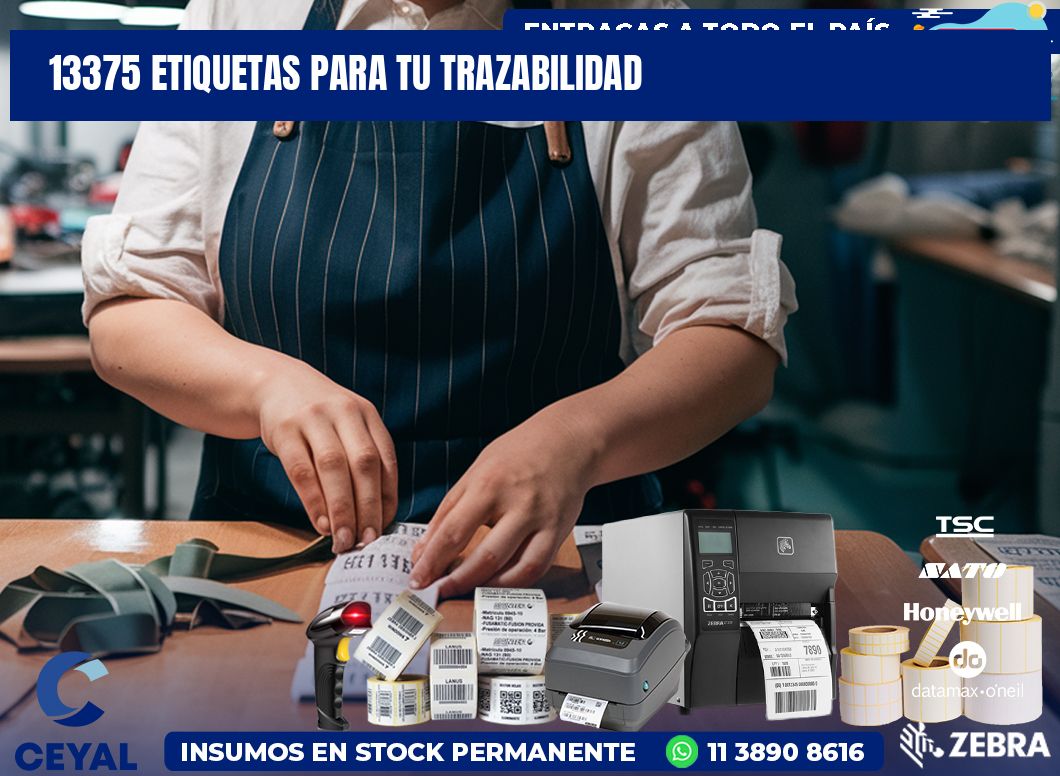 13375 etiquetas para tu trazabilidad