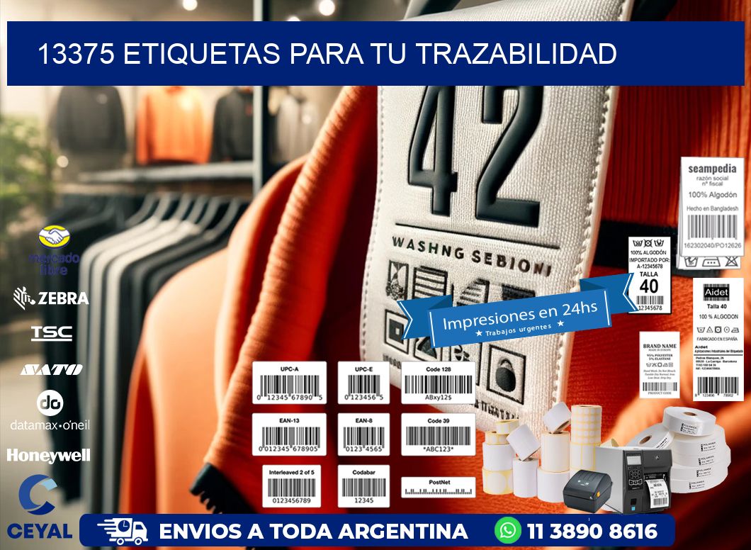 13375 etiquetas para tu trazabilidad