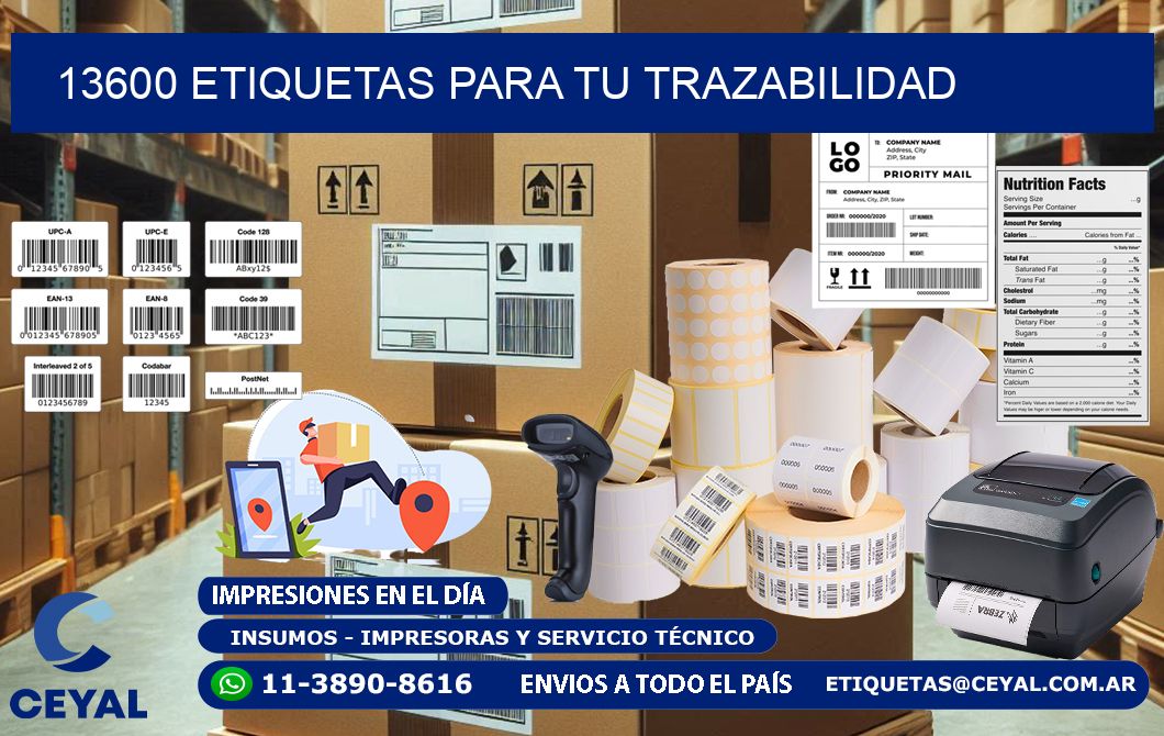 13600 etiquetas para tu trazabilidad