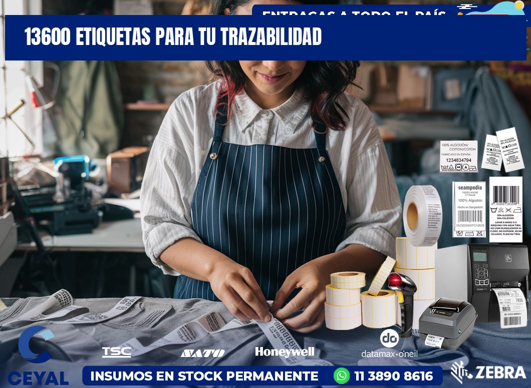 13600 etiquetas para tu trazabilidad