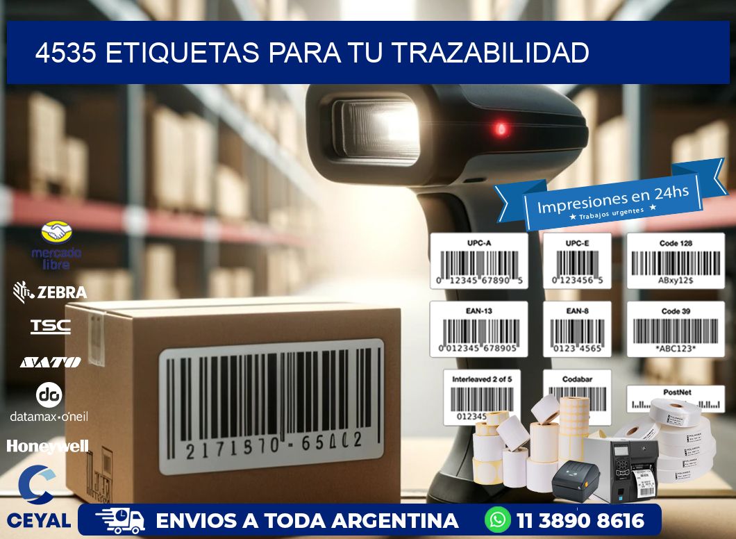 4535 etiquetas para tu trazabilidad
