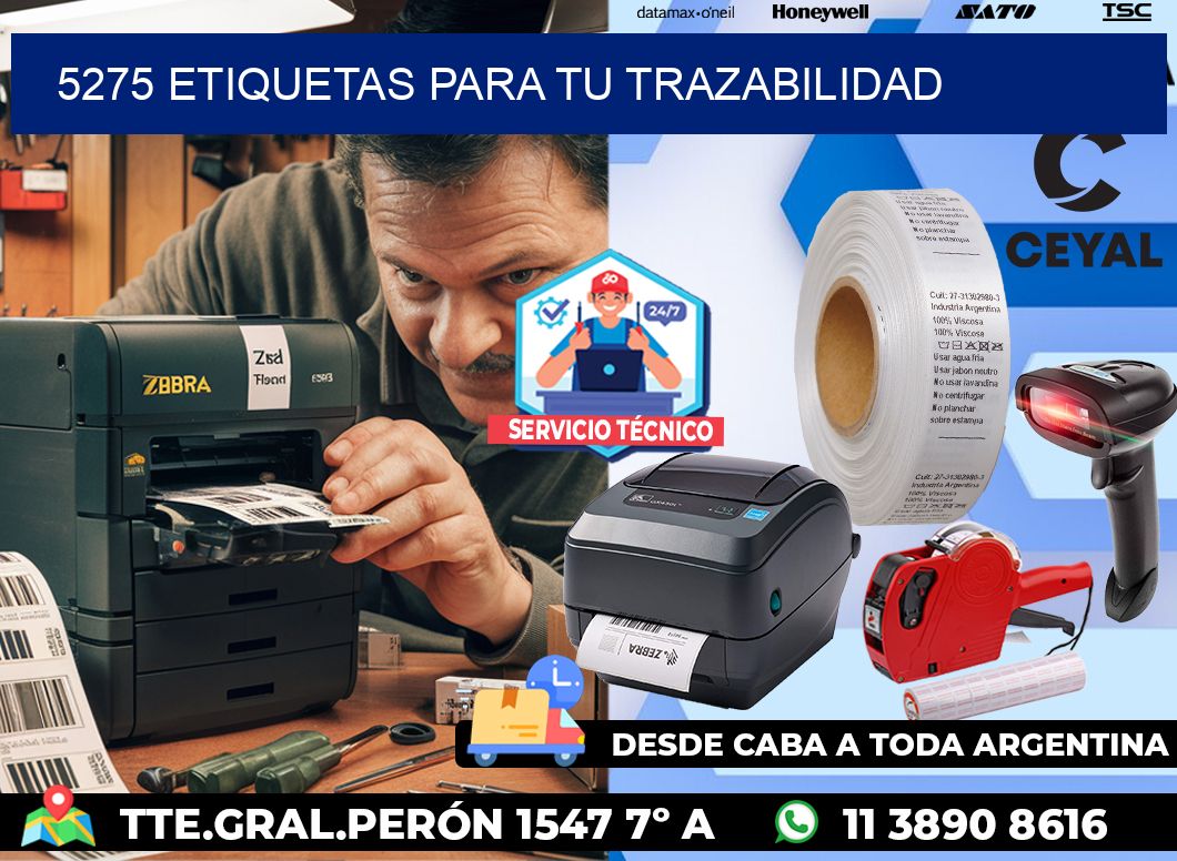 5275 etiquetas para tu trazabilidad
