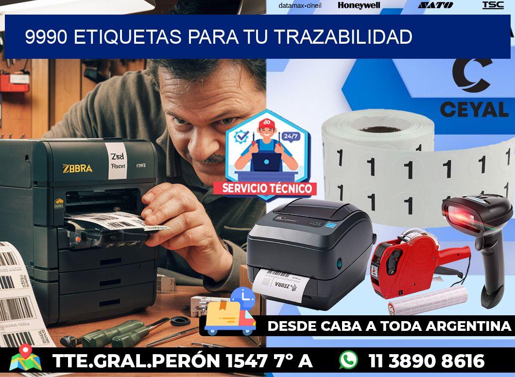 9990 etiquetas para tu trazabilidad