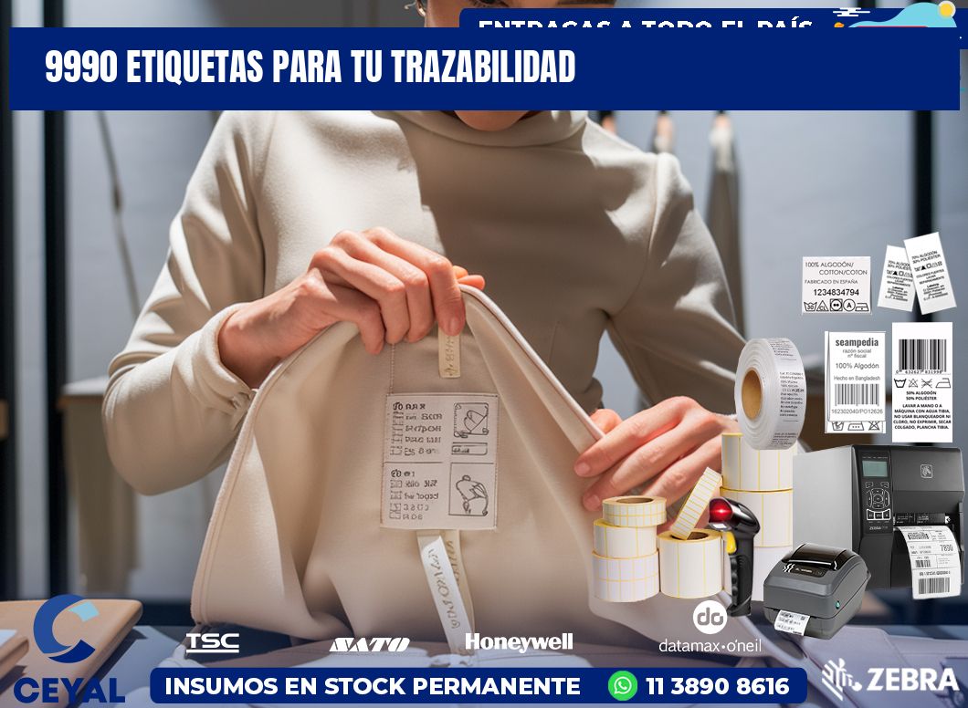 9990 etiquetas para tu trazabilidad
