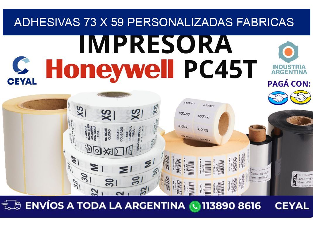 adhesivas 73 x 59 personalizadas fabricas