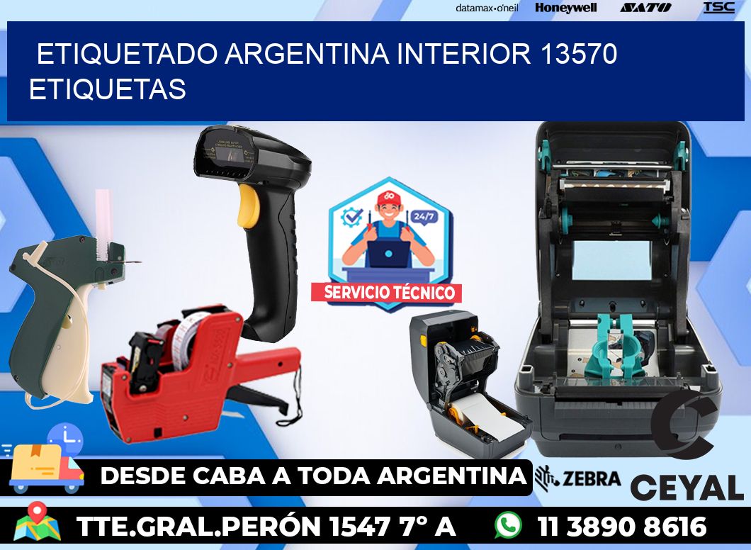 etiquetado argentina interior 13570 etiquetas