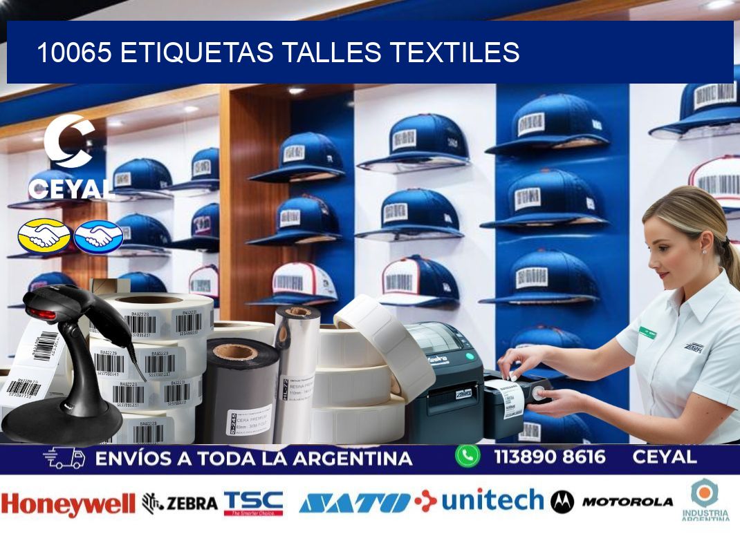 10065 ETIQUETAS TALLES TEXTILES