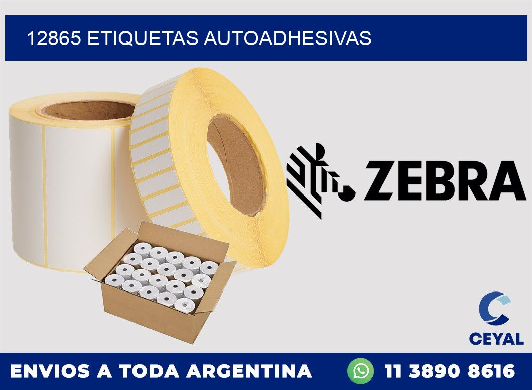 12865 etiquetas autoadhesivas