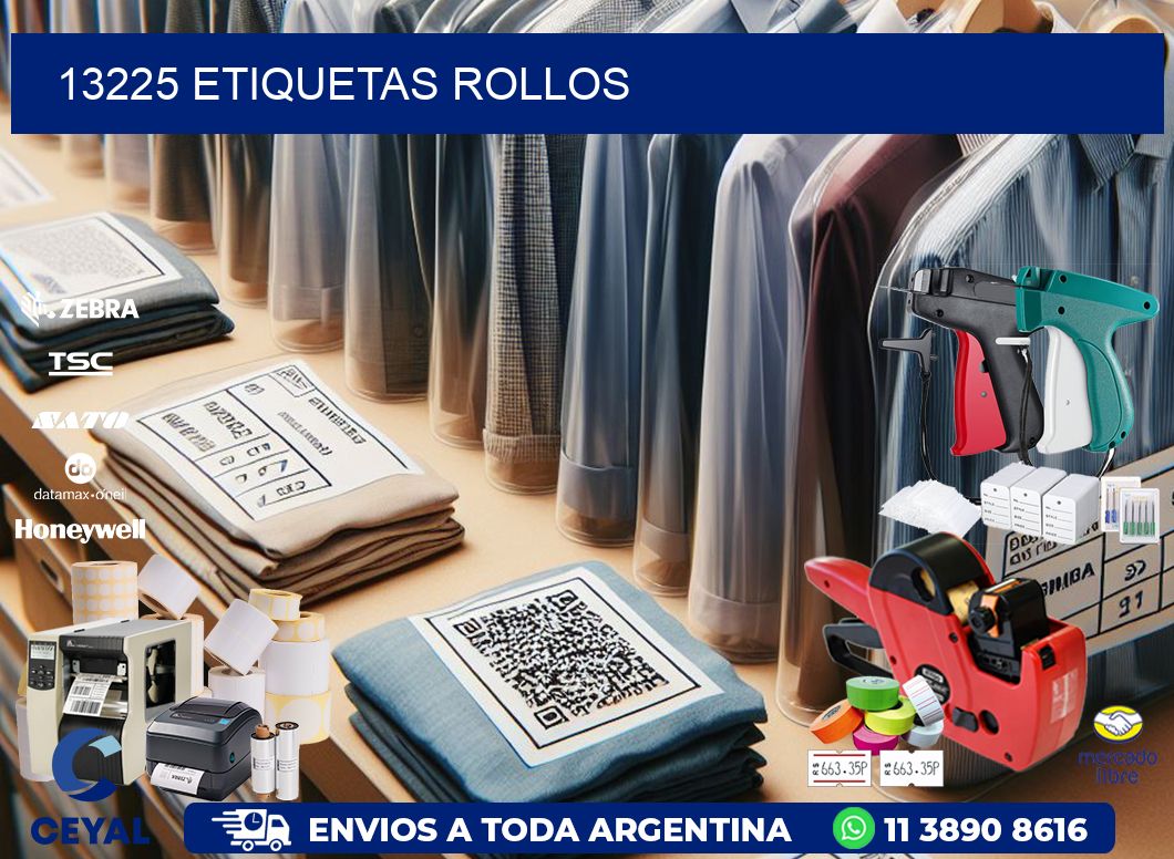 13225 Etiquetas rollos