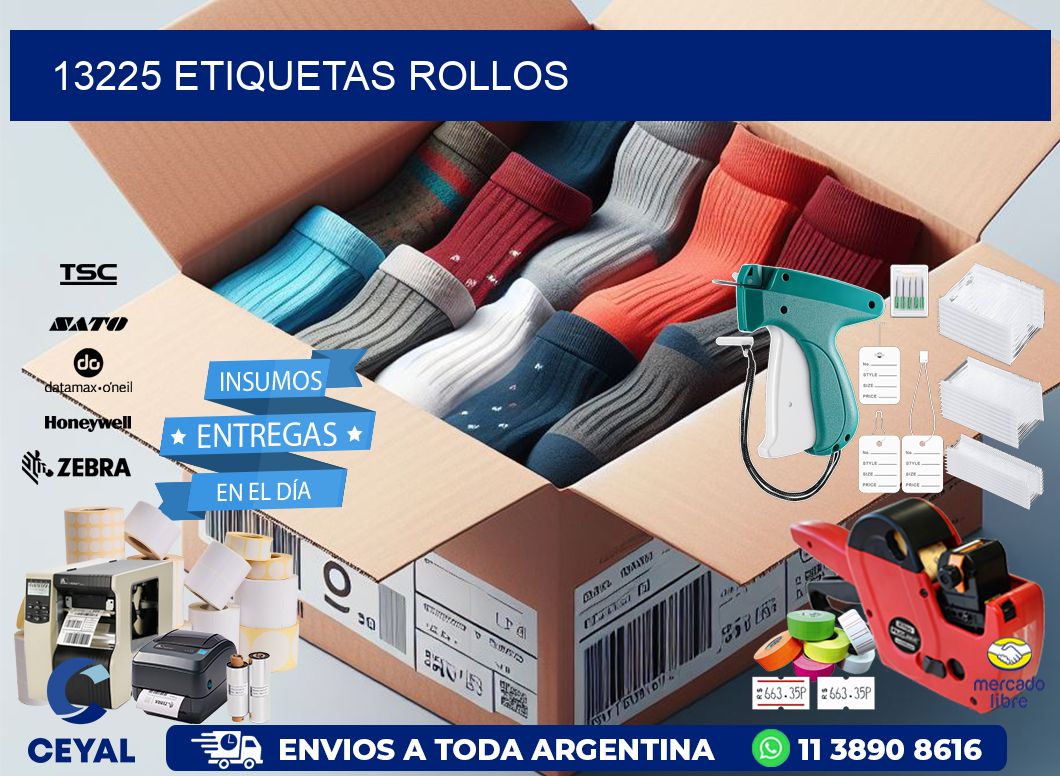 13225 Etiquetas rollos