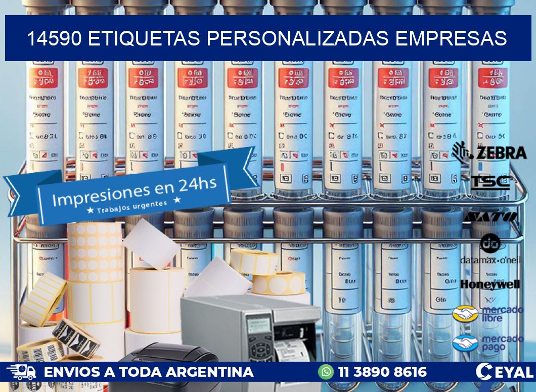 14590 Etiquetas personalizadas empresas