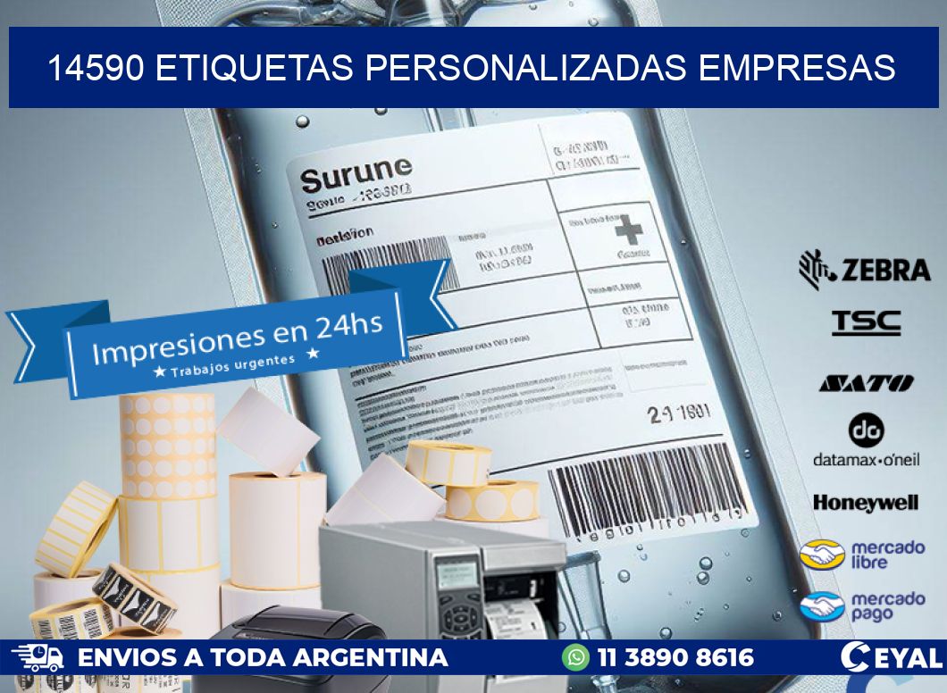 14590 Etiquetas personalizadas empresas