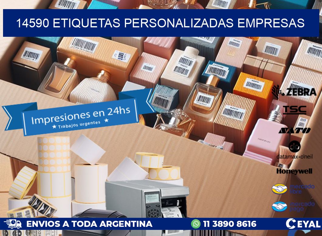14590 Etiquetas personalizadas empresas