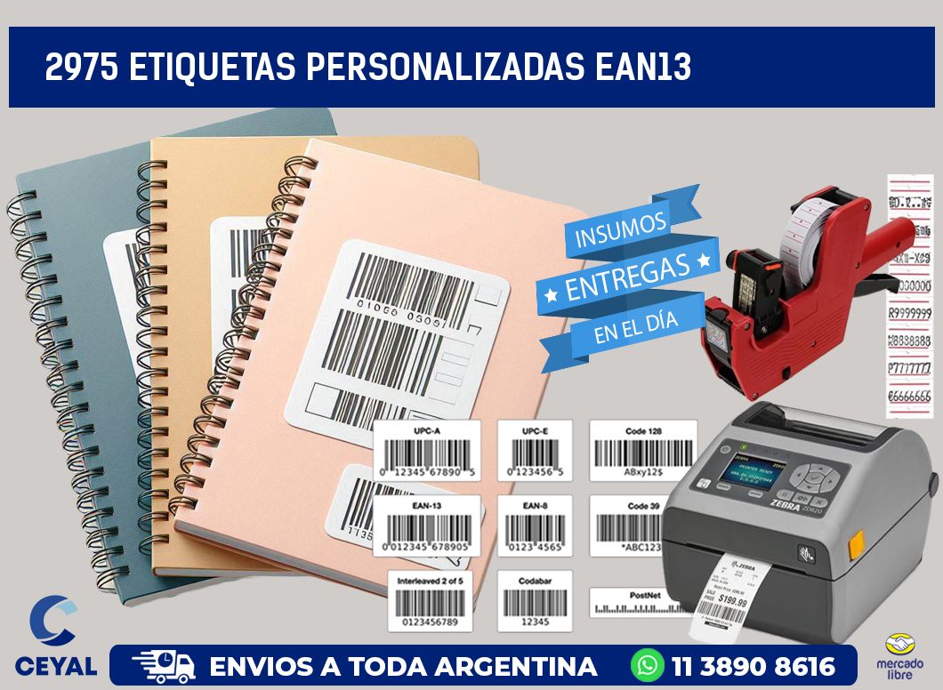 2975 Etiquetas personalizadas ean13