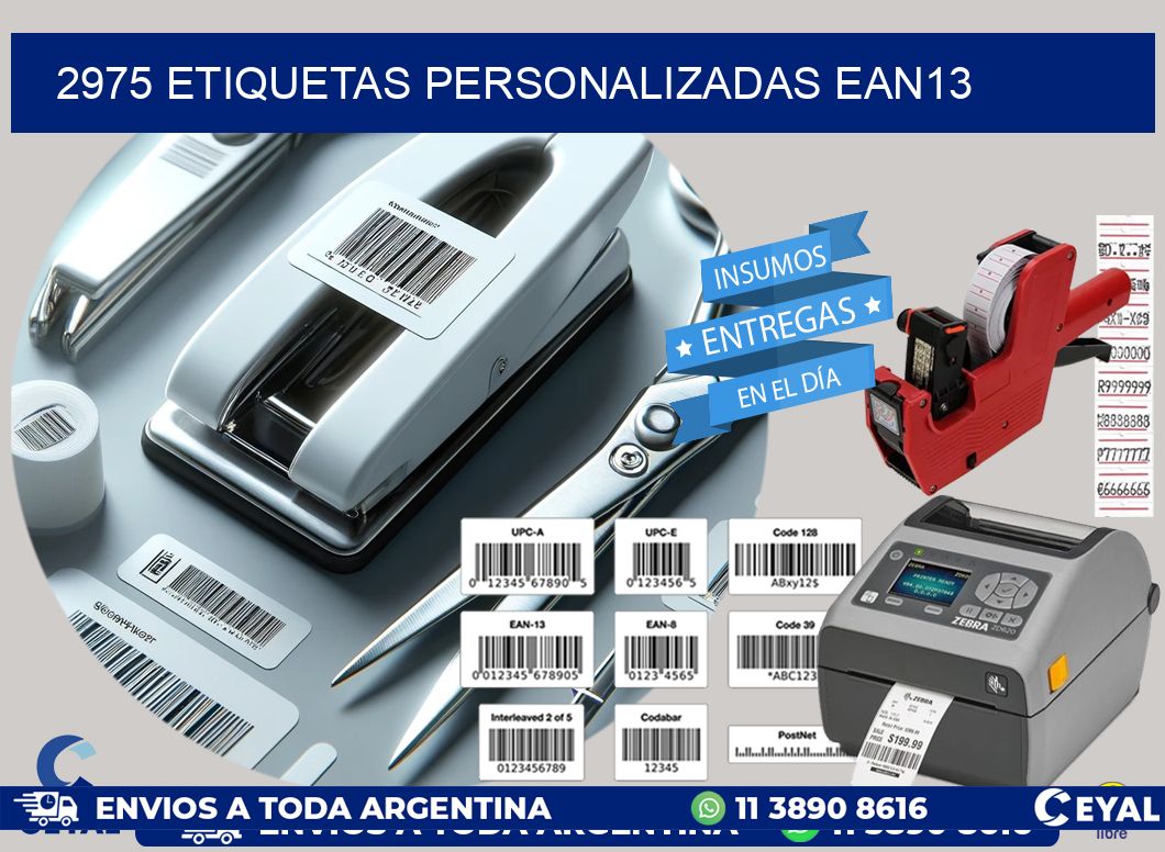 2975 Etiquetas personalizadas ean13