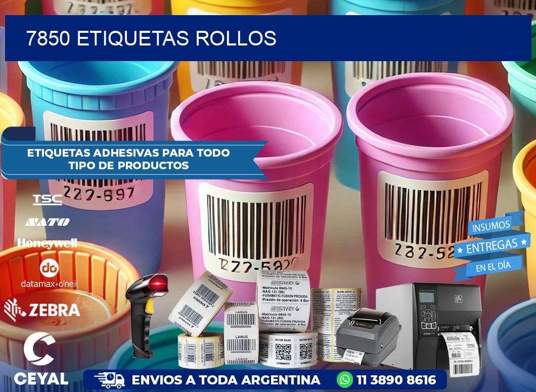 7850 etiquetas rollos