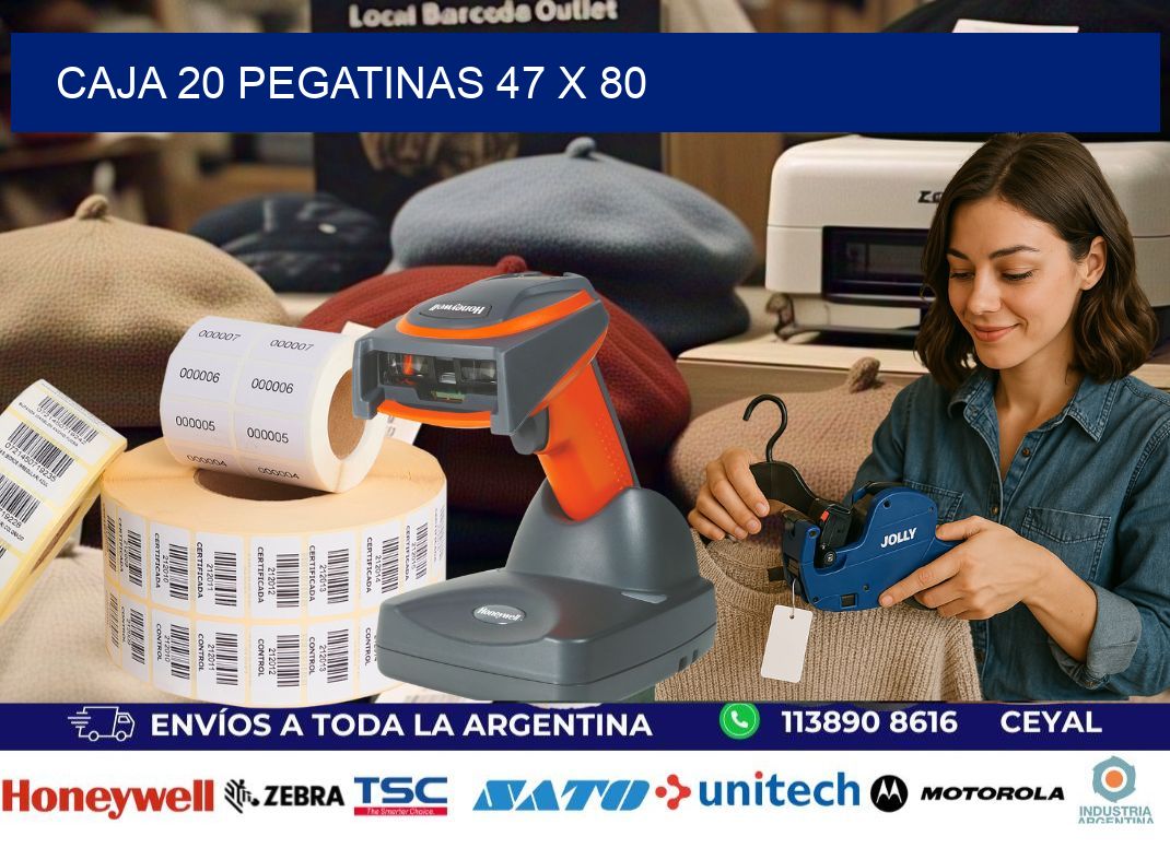 CAJA 20 PEGATINAS 47 x 80