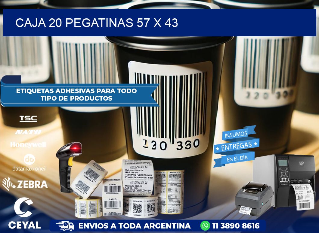 CAJA 20 PEGATINAS 57 x 43