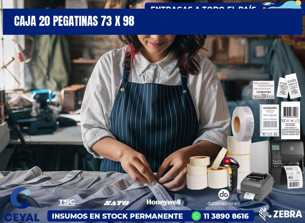 CAJA 20 PEGATINAS 73 x 98