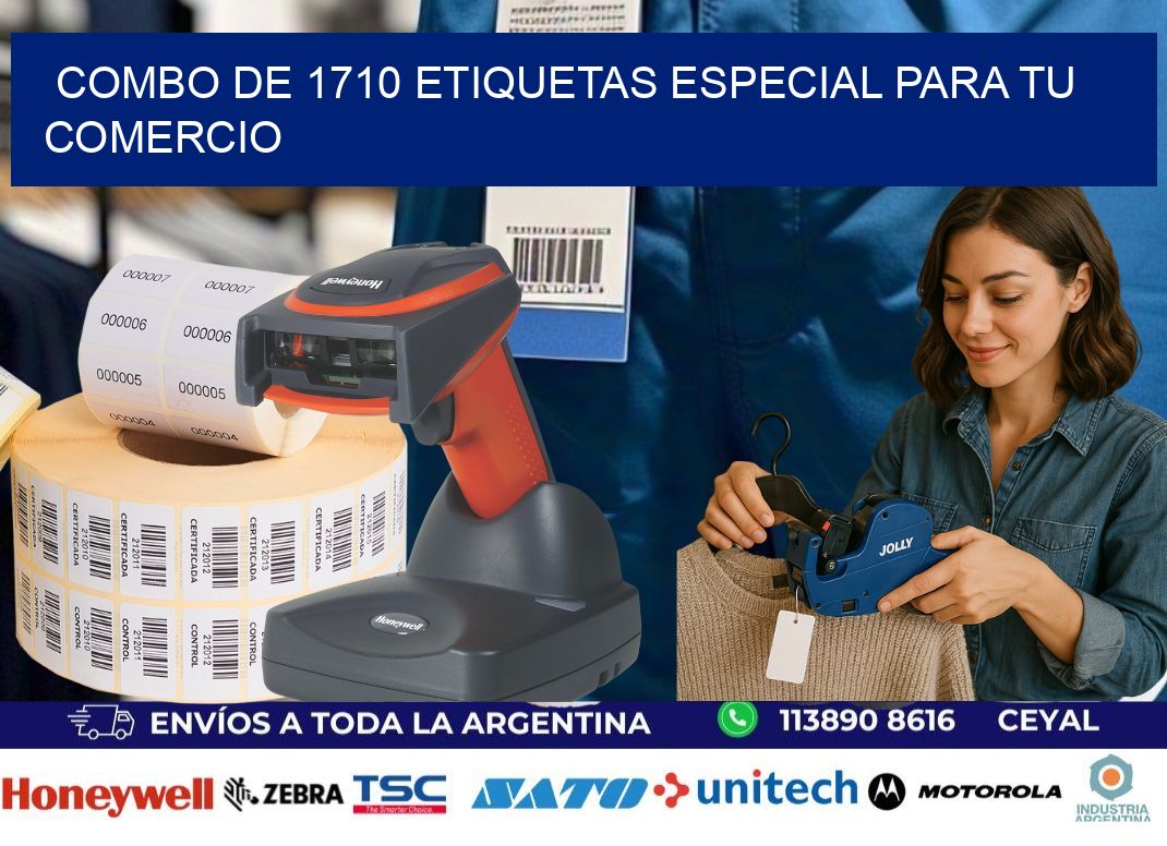 Combo de 1710 etiquetas especial para tu comercio