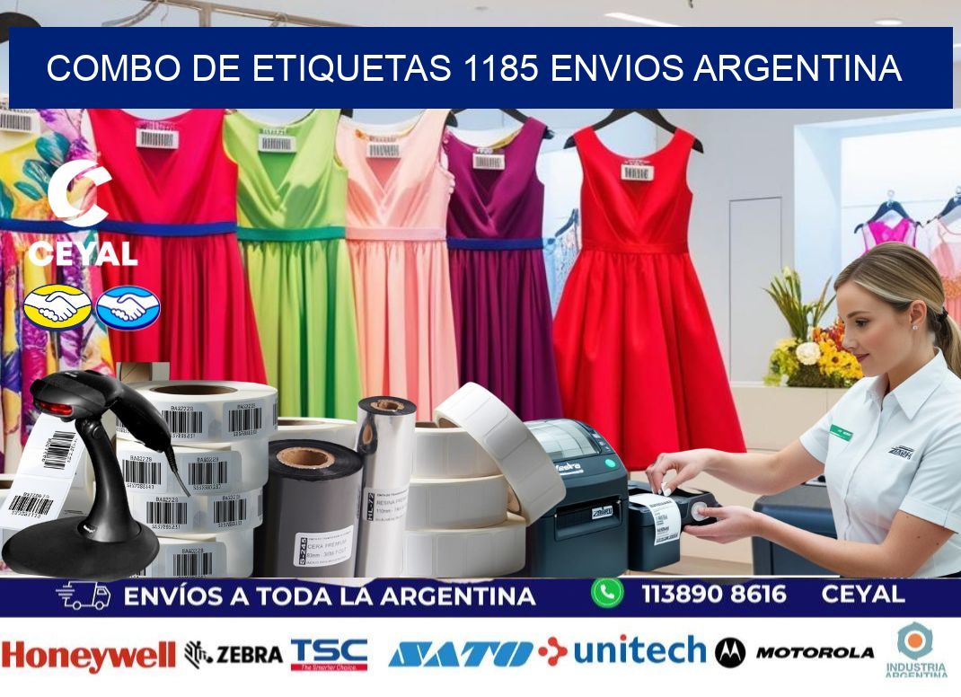 Combo de etiquetas 1185 ENVIOS ARGENTINA