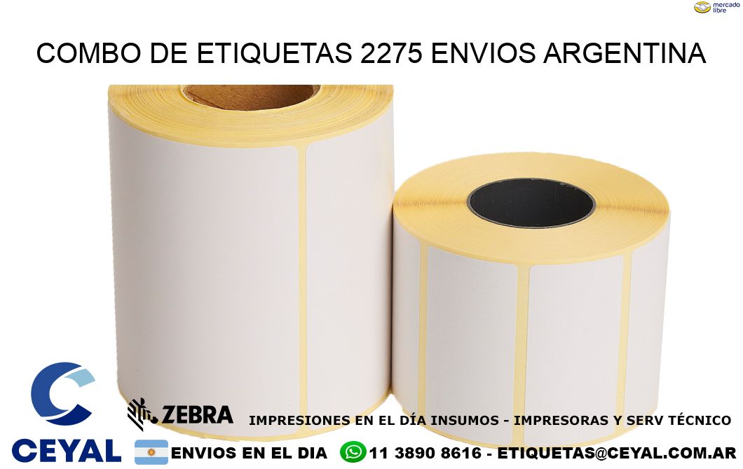 Combo de etiquetas 2275 ENVIOS ARGENTINA