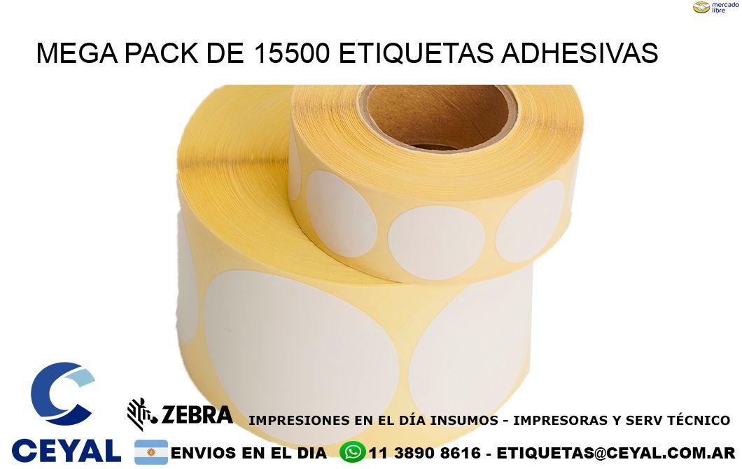 Mega pack de 15500 etiquetas adhesivas