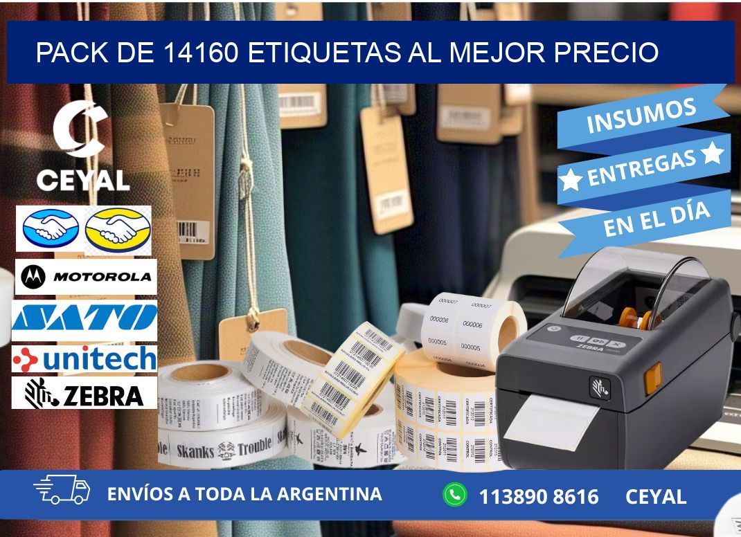 Pack de 14160 etiquetas al mejor precio