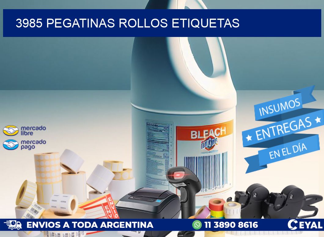 3985 Pegatinas rollos etiquetas