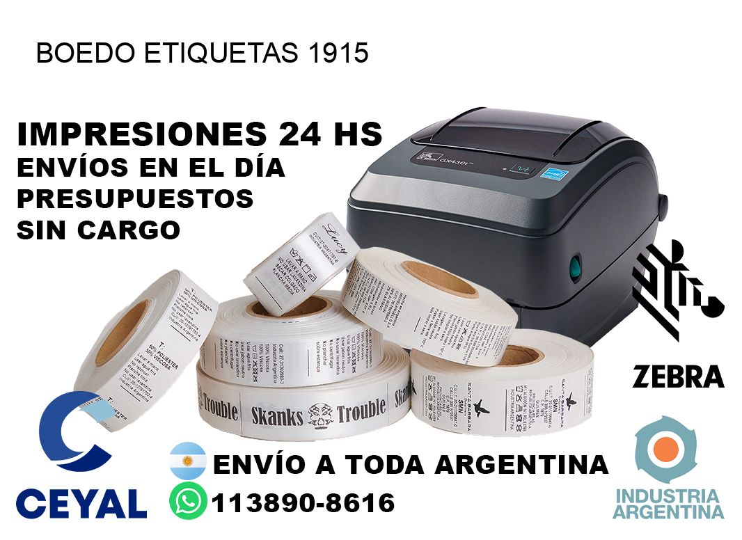 Boedo etiquetas 1915